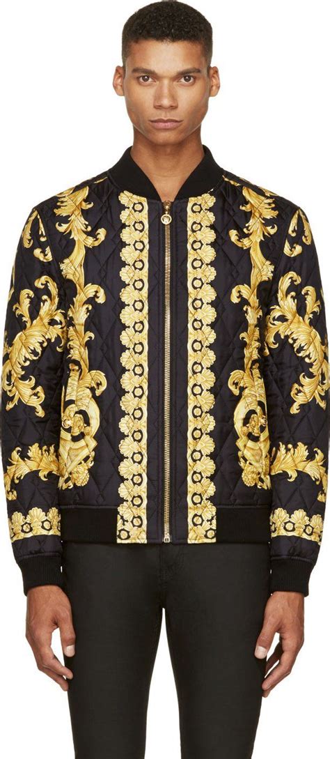 versace bomberjacke ebay|Versace trench jacket men.